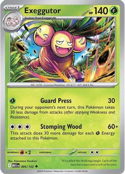 Exeggutor ME01: Mega Evolution Pokemon card