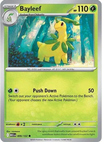 Bayleef ME01: Mega Evolution Pokemon card