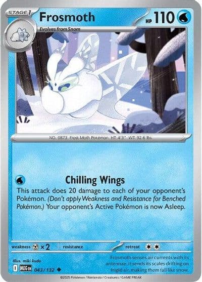 Frosmoth ME01: Mega Evolution Pokemon card