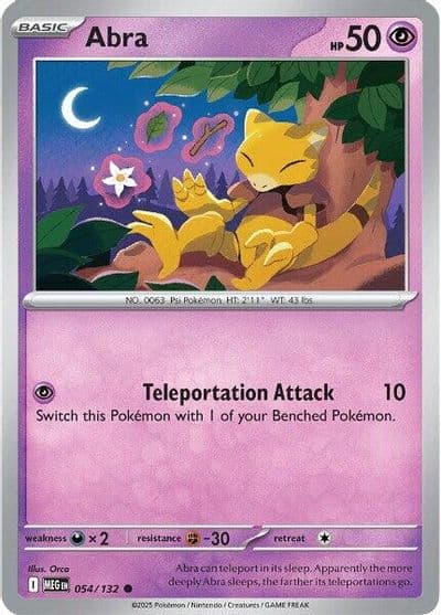 Abra ME01: Mega Evolution Pokemon card