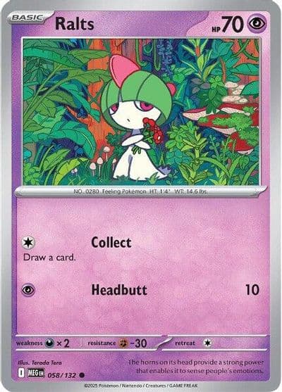 Ralts ME01: Mega Evolution Pokemon card
