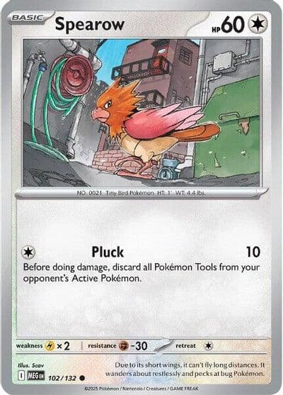 Spearow ME01: Mega Evolution Pokemon card