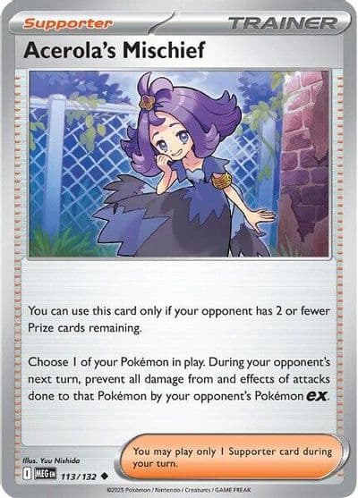 Acerola's Mischief ME01: Mega Evolution Pokemon card