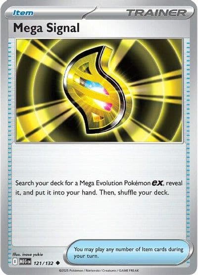 Mega Signal ME01: Mega Evolution Pokemon card