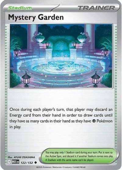 Mystery Garden ME01: Mega Evolution Pokemon card