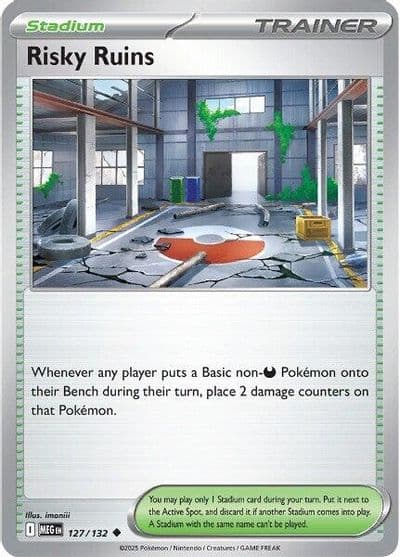 Risky Ruins ME01: Mega Evolution Pokemon card