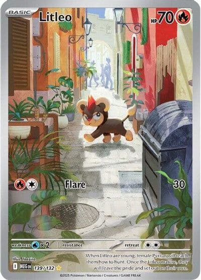 Litleo ME01: Mega Evolution Pokemon card