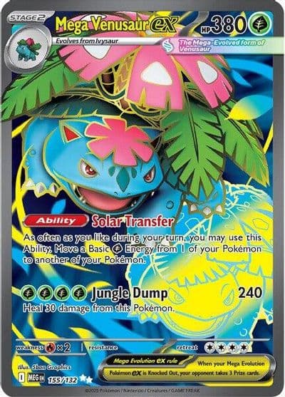 Mega Venusaur ex ME01: Mega Evolution Pokemon card