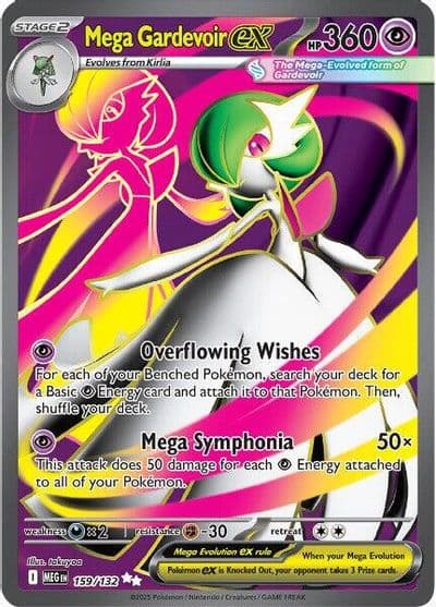 Mega Gardevoir ex ME01: Mega Evolution Pokemon card