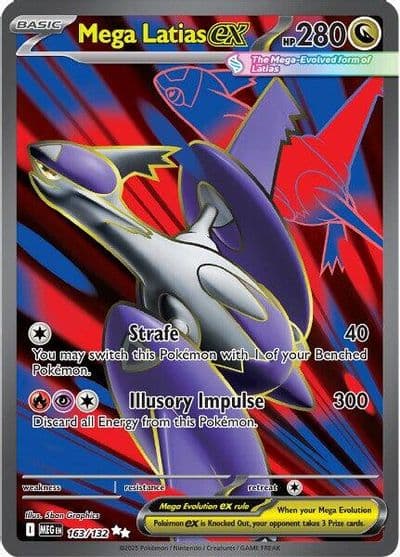 Mega Latias ex ME01: Mega Evolution Pokemon card