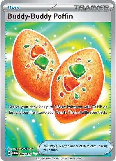 Buddy-Buddy Poffin ME01: Mega Evolution Pokemon card