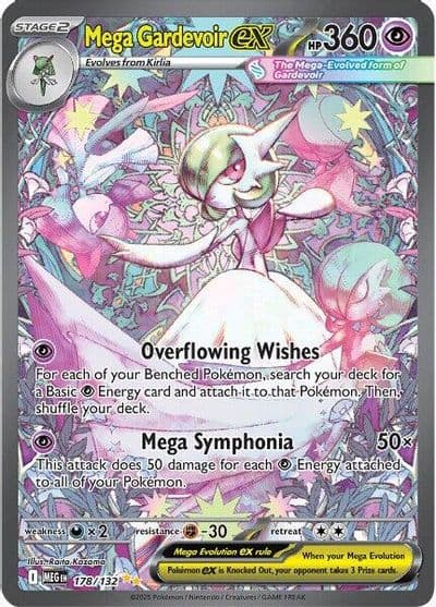 Mega Gardevoir ex ME01: Mega Evolution Pokemon card