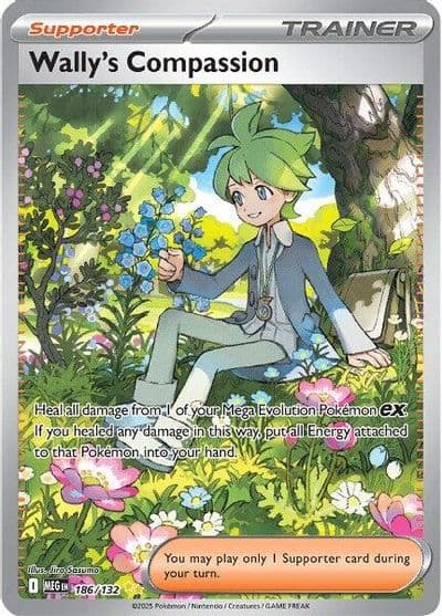 Wally's Compassion ME01: Mega Evolution Pokemon card