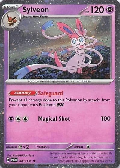 Sylveon (Cosmos Holo) Miscellaneous Cards & Products Pokemon card