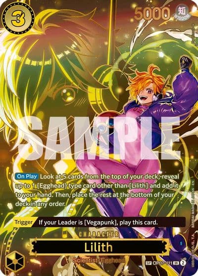 Lilith OP07 111 SP Carrying On His Will One Piece card