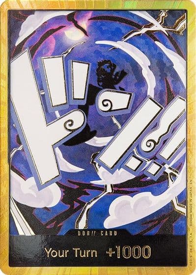 DON Card GEAR5 Luffy Gold Premium Booster -The Best- Vol. 2 One Piece card