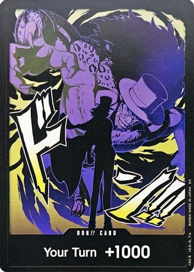 DON Card Rob Lucci Premium Booster -The Best- Vol. 2 One Piece card