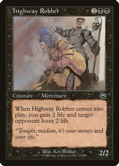 Highway Robber Mercadian Masques Magic card