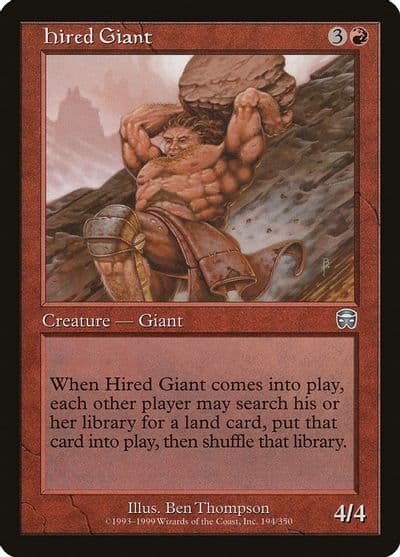 Hired Giant Mercadian Masques Magic card