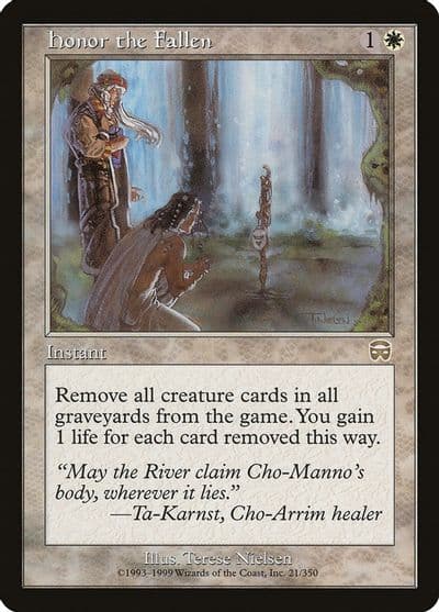 Honor the Fallen Mercadian Masques Magic card