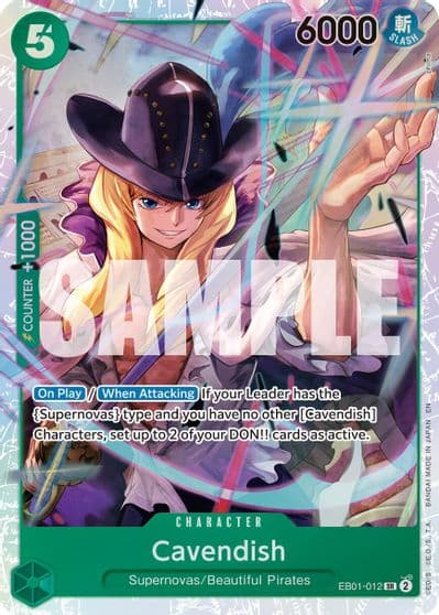 Cavendish EB01 012 Reprint Premium Booster -The Best- Vol. 2 One Piece card