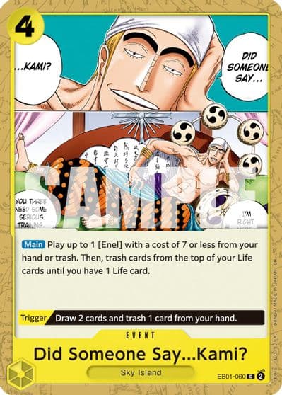 Did Someone SayKami Reprint Premium Booster -The Best- Vol. 2 One Piece card