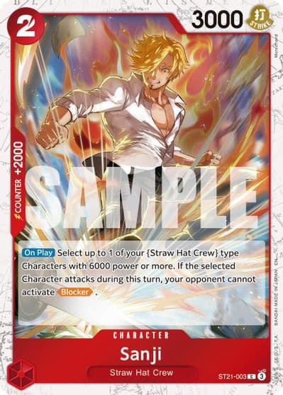 Sanji ST21 003 Pirate Foil Premium Booster -The Best- Vol. 2 One Piece card