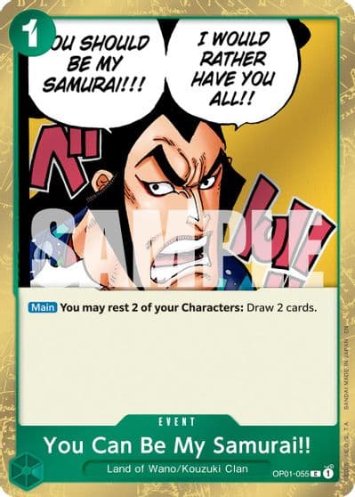 You Can Be My Samurai Pirate Foil Premium Booster -The Best- Vol. 2 One Piece card