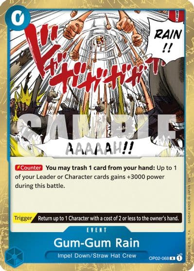 Gum Gum Rain Reprint Premium Booster -The Best- Vol. 2 One Piece card