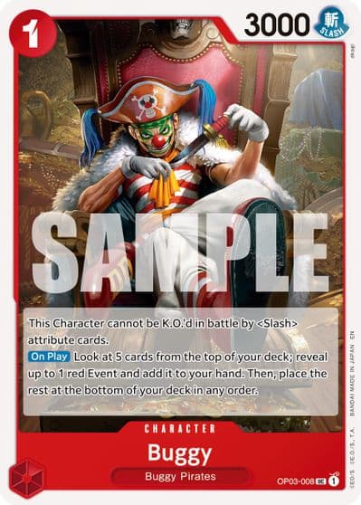 Buggy OP03 008 Reprint Premium Booster -The Best- Vol. 2 One Piece card