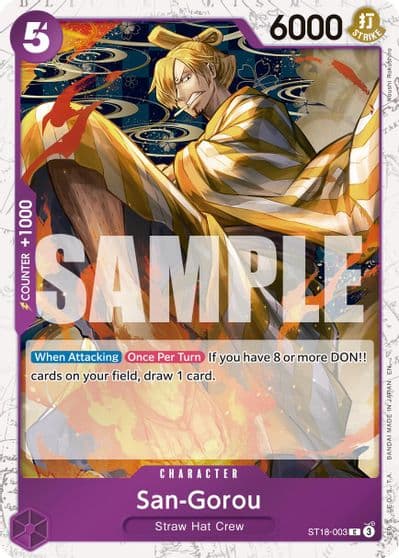 San Gorou Pirate Foil Premium Booster -The Best- Vol. 2 One Piece card