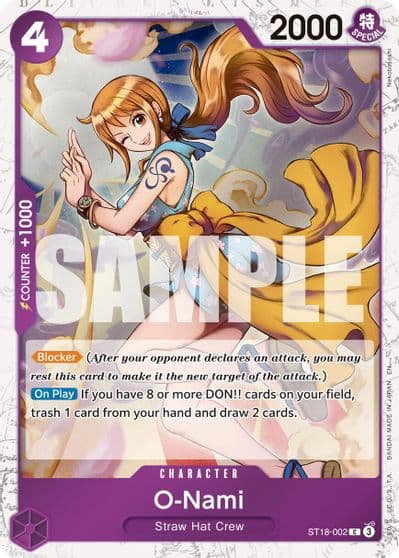O Nami Pirate Foil Premium Booster -The Best- Vol. 2 One Piece card