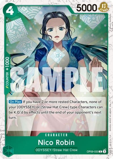 Nico Robin OP09 033 Pirate Foil Premium Booster -The Best- Vol. 2 One Piece card