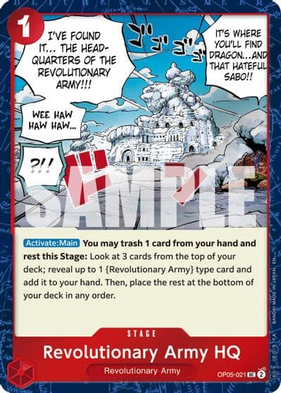 Revolutionary Army HQ Pirate Foil Premium Booster -The Best- Vol. 2 One Piece card