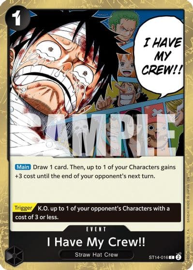 I Have My Crew Pirate Foil Premium Booster -The Best- Vol. 2 One Piece card