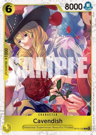 Cavendish OP10 105 Pirate Foil Premium Booster -The Best- Vol. 2 One Piece card