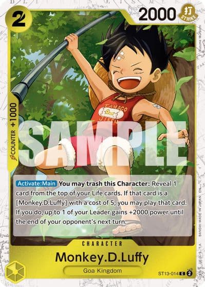MonkeyDLuffy ST13 014 Pirate Foil Premium Booster -The Best- Vol. 2 One Piece card