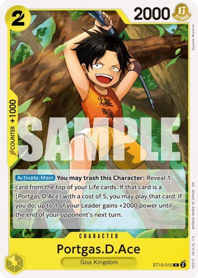 PortgasDAce ST13 010 Reprint Premium Booster -The Best- Vol. 2 One Piece card