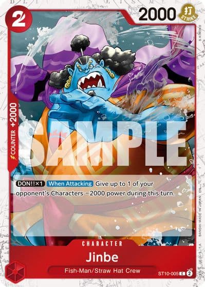 Jinbe ST10 005 Pirate Foil Premium Booster -The Best- Vol. 2 One Piece card