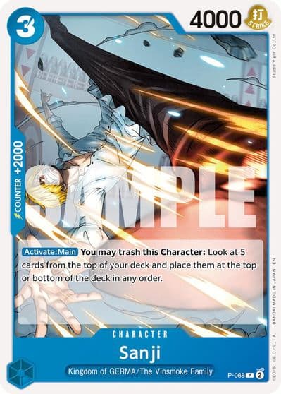 Sanji P 068 Reprint Premium Booster -The Best- Vol. 2 One Piece card