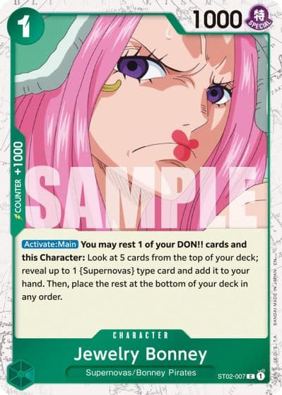 Jewelry Bonney ST02 007 Pirate Foil Premium Booster -The Best- Vol. 2 One Piece card