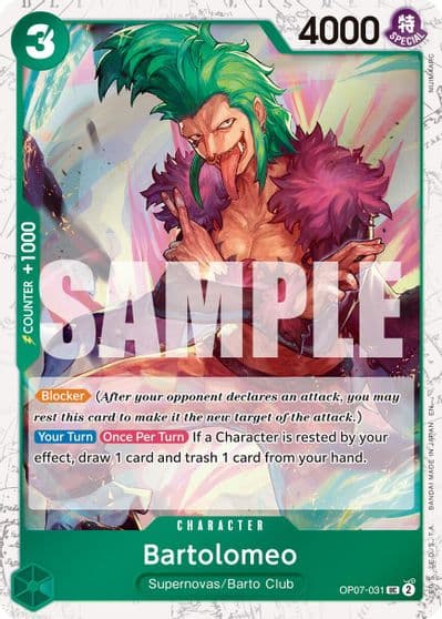 Bartolomeo Pirate Foil Premium Booster -The Best- Vol. 2 One Piece card