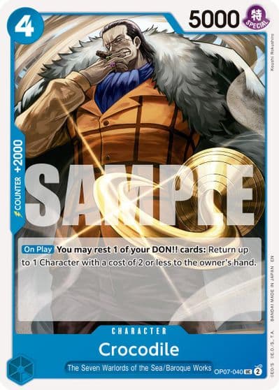 Crocodile OP07 040 Reprint Premium Booster -The Best- Vol. 2 One Piece card
