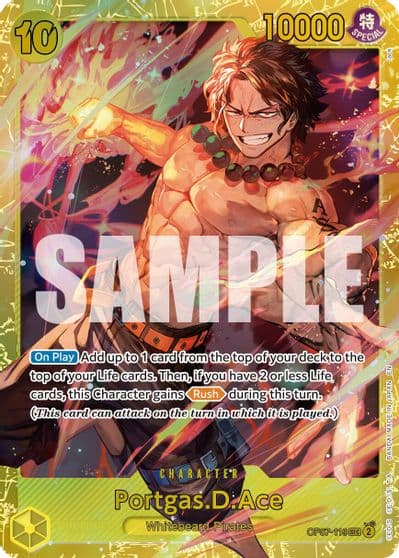 PortgasDAce OP07 119 Reprint Premium Booster -The Best- Vol. 2 One Piece card