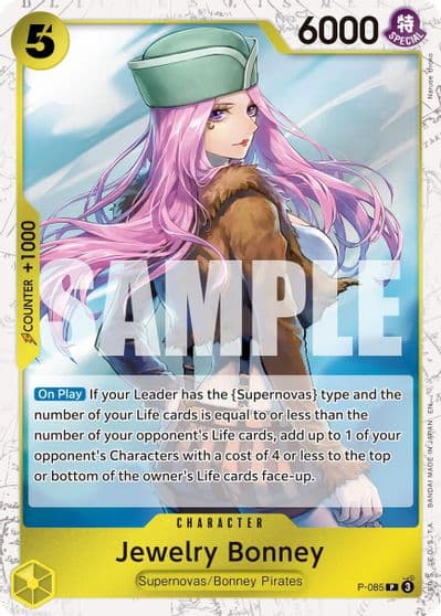 Jewelry Bonney P 085 Pirate Foil Premium Booster -The Best- Vol. 2 One Piece card