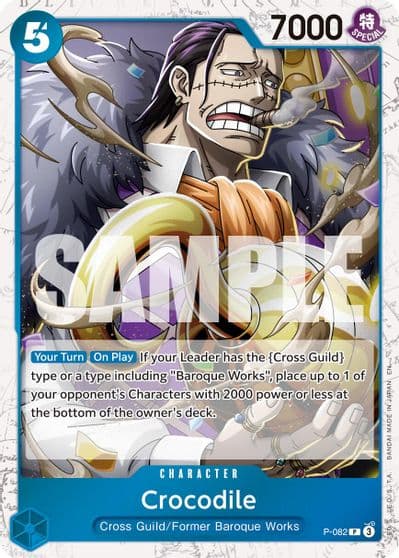 Crocodile P 082 Pirate Foil Premium Booster -The Best- Vol. 2 One Piece card
