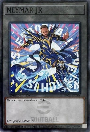 Token NEYMAR JR eFootball Collaboration Promos Yu-Gi-Oh! card