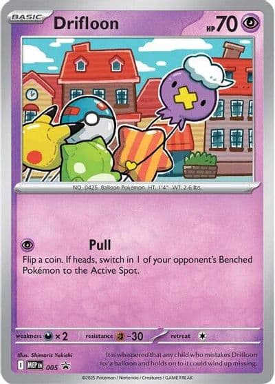 Drifloon - 005 ME: Mega Evolution Promo Pokemon card