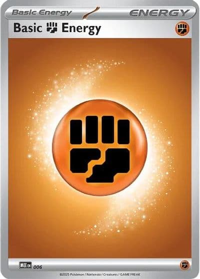 Basic Fighting Energy - 006 MEE: Mega Evolution Energies Pokemon card