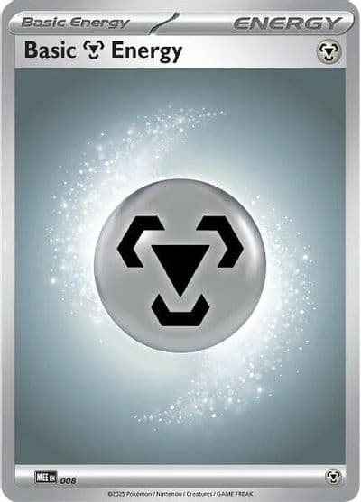 Basic Metal Energy - 008 MEE: Mega Evolution Energies Pokemon card